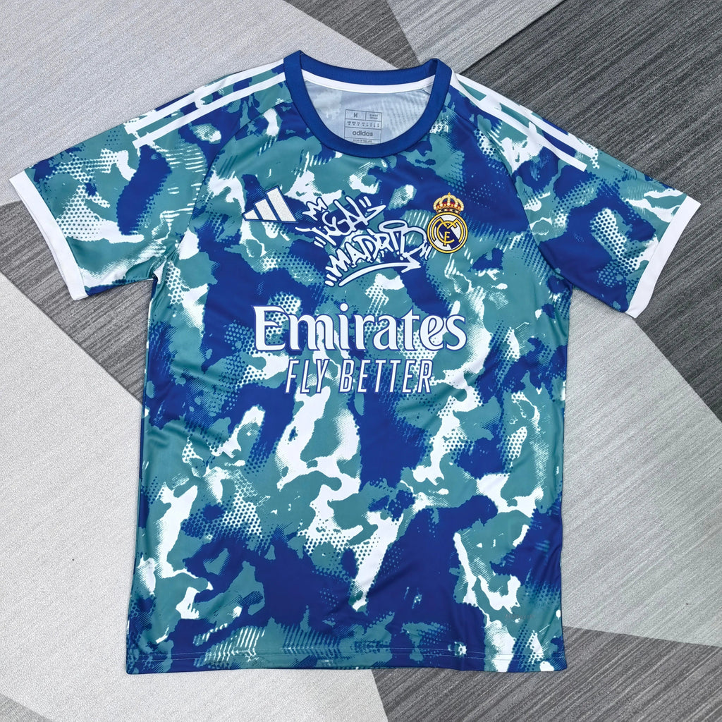 Maillot Réal Madrid Spécial "Military Blue"