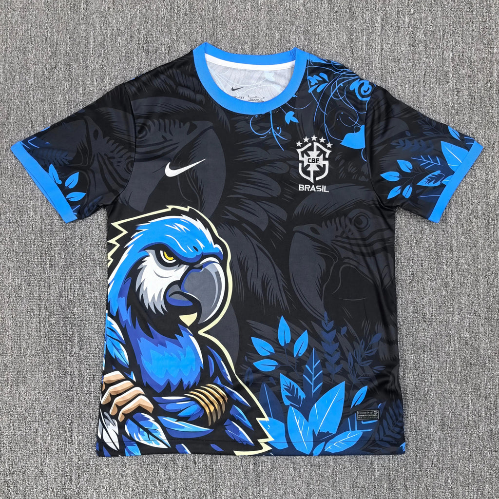 Maillot Brésil bleu édition spéciale "Parrot" 2024